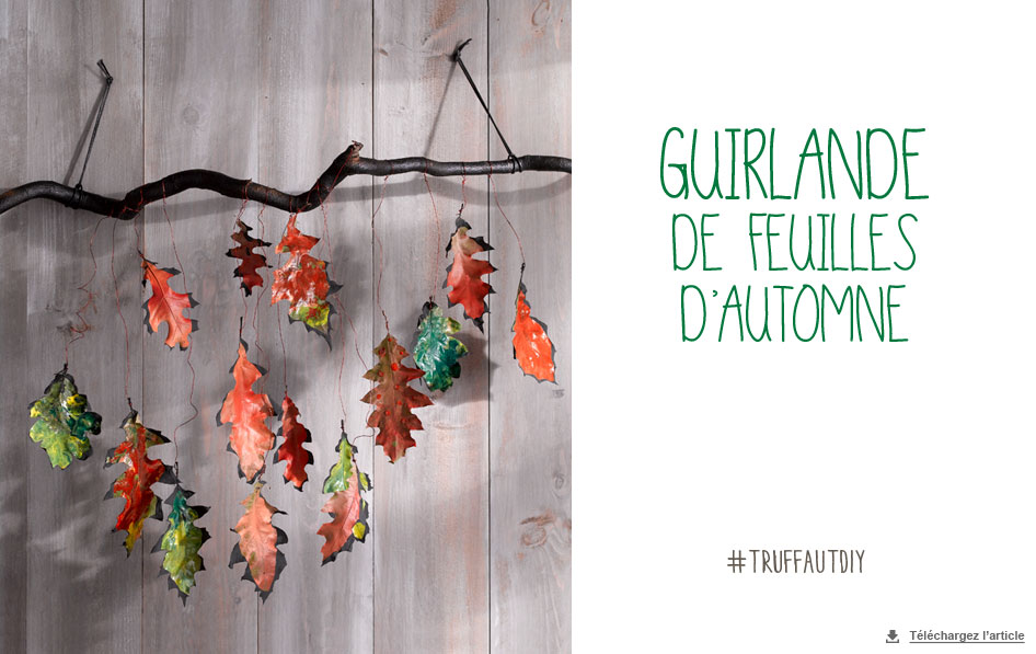 DIY guirlande de feuilles d'automne : carnet d'idées - Jardinerie